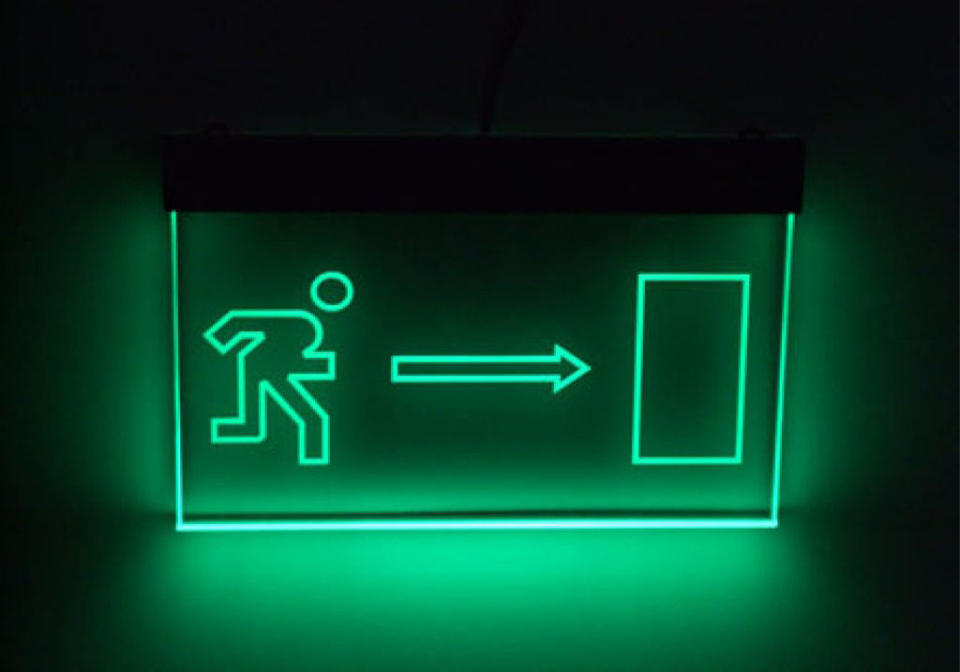 Табличка со стрелкой